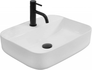 LAVOAR REA MARTINA, 51,5 CM, ALB, DIN CERAMICA, CALITATE SUPERIOARA - Img 5