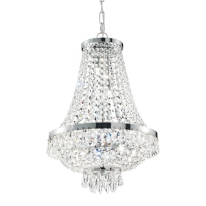 LUSTRA CAESAR SP12, CROM, DIN CRISTAL, STIL CLASIC - Img 1