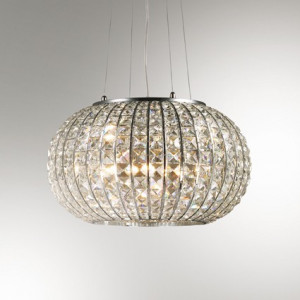 LUSTRA CRISTAL CALYPSO SP3, CROM, DESIGN MODERN, IDEAL LUX - Img 2