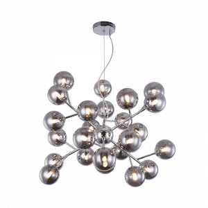 LUSTRA DALLAS MOD545PL-24CH, DIN METAL SI STICLA, STIL MODERN, MAYTONI - Img 1