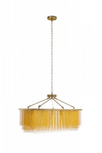 LUSTRA SUSPENDATA, ROYAL 80CM, METAL AURIU, DESIGN MODERN - Img 6