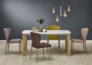 MASA BUCATARIE WEBER DIN MDF SI METAL HALMAR - DESIGN MODERN - Img 1