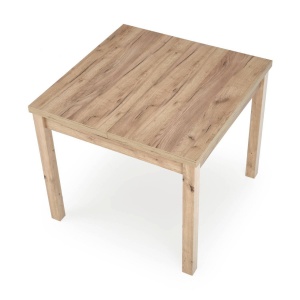 MASA DINING EXTENSIBILA TIAGO, STEJAR CRAFT, 90/125 CM, BLAT DIN PAL SI PICIOARE DIN MDF, STIL VINTAGE - Img 7