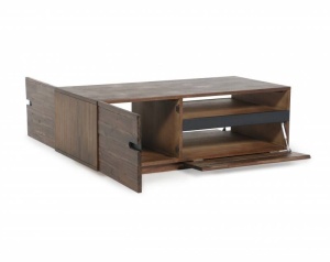 MASUTA DE CAFEA, WOTAN II 115CM, COD 40991, DIN LEMN SALCAM, DESIGN RETRO - Img 4