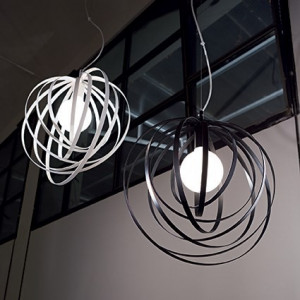 PENDUL DISCO SP1, NEGRU, DIN METAL, STIL MODERN - Img 2