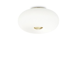 PLAFONIERA ARIZONA PL5, ALB, DIN STICLA, STIL MODERN - Img 1