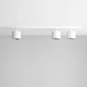 PLAFONIERA BOT, 3 BRATE, 15,5 CM, ALBA, DIN METAL, STIL MODERN - Img 2