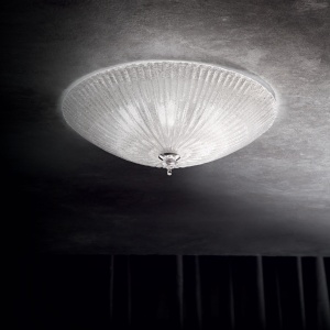 PLAFONIERA SHELL PL4, TRANSPARENT, DIN STICLA, STIL MODERN - Img 3