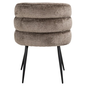SCAUN DINING STELLA STONE CHENILLE NIAGARA 104, S4745, CONFECTIONAT DIN 100% POLIESTER, SPUMA, METAL SI LEMN DE PIN, RICHMOND INTERIORS - Img 2