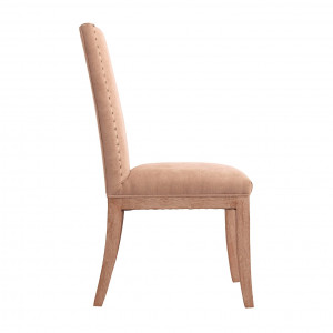 SCAUN KARBEN REF. 24103, CULOAREA NISIPULUI, STIL CLASIC, DIN LEMN MASIV DE PIN SI POLIESTER, VIC - Img 3