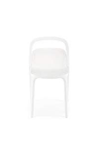SCAUN TERASA K490, ALB, DIN POLIPROPILENA , STIL MODERN, SUPRAPOZABIL - Img 6