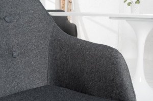 SET 2 SCAUNE GRI INCHIS SCANDINAVIA 36823 - DESIGN SCANDINAV - Img 5