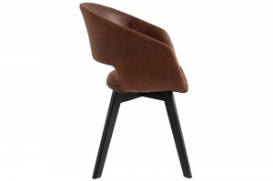 SET 2 SCAUNE NEGRE/MARO ANTIC NORDIC STAR 38504 - DESIGN SCANDINAV - Img 3