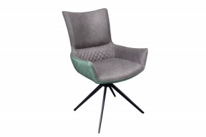 SET 2 SCAUNE ROTATIVE, ALPINE, VERDE/GRI/NEGRU, MODEL DEOSEBIT, ARTIM GROUP SELECTION - Img 2
