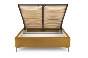TABLIE PAT, MODULO W5 160, GALBEN MUSTAR, MONOLIT 48, TAPITATA IN CATIFEA - Img 2