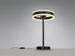 VEIOZA HELIA, 49 CM, NEGRU MAT/OPAL, DIN METAL, ALUMINIU SI ACRIL, STIL MODERN - Img 2