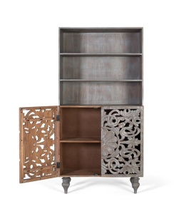 BIBLIOTECA/ORGANIZATOR, 1927, DIN LEMN DE MANGO, SCULPTATE MANUAL, ARTIM GROUP SELECTION - Img 3