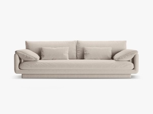 CANAPEA TORINO, 4 LOCURI, 250 CM, DIVERSE CULORI SI MATERIALE, DESIGN DEOSEBIT - Img 9