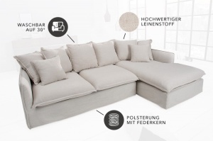 COLTAR 255CM, DIN MATERIAL IN, CULOARE CREM, DESIGN MODERN, ARTIM GROUP SELECTION - Img 8