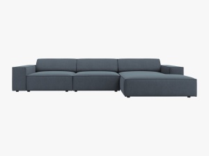 COLTAR JODIE, DREAPTA, 4 LOCURI, 284 CM, DIVERSE CULORI SI MATERIALE, DESIGN DEOSEBIT - Img 16