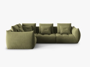 COLTAR MODULAR BLOOM STANGA, 4 LOCURI, 316 CM, DIVERSE CULORI SI MATERIALE, DESIGN DEOSEBIT - Img 8