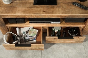 COMODA TV 130CM, IRON CRAFT, LEMN MASIV DE MANGO, DESIGN INDUSTRIAL, ARTIM GROUP SELECTION - Img 3