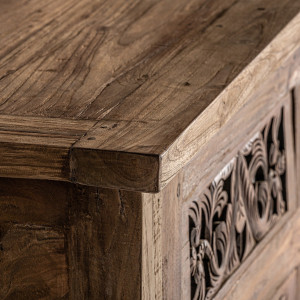 CONSOLA KIDAU REF. 28985. DIN LEMN MASIV DE TEC, STIL RUSTIC, VIC - Img 3