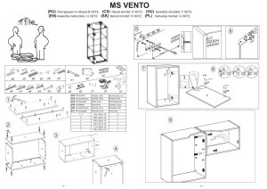 DULAP SUSPENDAT VENTO G-30/72 ALB/STEJAR AURIU STIL MODERN HALMAR - Img 2