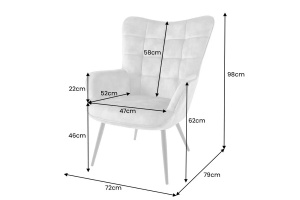 FOTOLIU CU SUPORT PICIOARE, SCANDINAVIA, TESATURA BOUCLE, DESIGN MODERN - Img 6