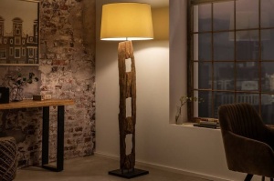 LAMPADAR , BARRACUDA 177CM, COD 41046, DIN LEMN SI BAZA DE METAL - Img 2