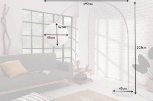 LAMPADAR COCOONING 205CM DIN CANEPA SI METAL COD 40685 - Img 7