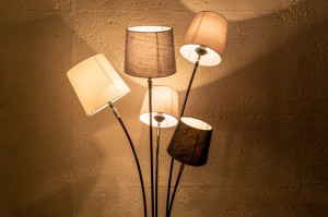 LAMPADAR, LEVELS MULTICOLOR, 176CM, DIN METAL SI IN COD 40745 - Img 9