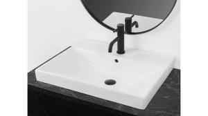 LAVOAR REA INCASTRAT MANDY, 60 CM, ALB, DIN CERAMICA, CALITATE SUPERIOARA - Img 4