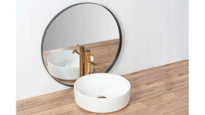 LAVOAR REA SAMI, 36 CM, ALB, DIN CERAMICA, CALITATE SUPERIOARA - Img 1