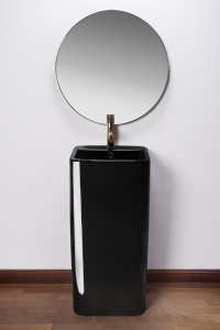 LAVOAR STATIV REA MIA, 84CM, BLACK, DIN CERAMICA, CALITATE SUPERIOARA, REA - Img 4