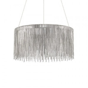 LUSTRA LED VERSUS SP168 ROUND CROM DESIGN MODERN IDEAL LUX - Img 2