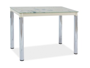 MASA DINING DAMAR II, 100x60, CREM/CROM, STIL MODERN, SIGNAL - Img 2