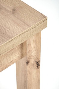 MASA DINING EXTENSIBILA TIAGO, STEJAR CRAFT, 90/125 CM, BLAT DIN PAL SI PICIOARE DIN MDF, STIL VINTAGE - Img 8