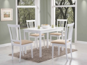 MASA DINING/LIVING FIORD, 70x110, ALB, LEMN SI MDF, STIL SCANDINAV, SIGNAL - Img 1