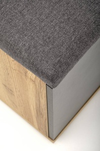 PANTOFAR LIMA ST-2, GRI/STEJAR WOTAN, DIN PAL MELAMINAT, STIL MODERN, HALMAR - Img 7