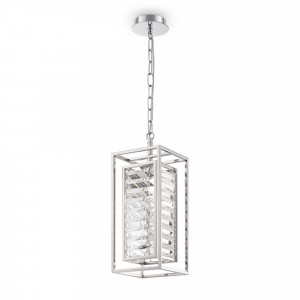 PENDUL TENING MOD060PL-01CH, DIN METAL SI STICLA, STIL MODERN, MAYTONI - Img 1