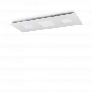 PLAFONIERA RELAX PL D110, ALB, DIN METAL, STIL MODERN - Img 1