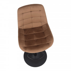 SCAUN DE BAR CHIRO NEW, CATIFEA MARO, STIL MODERN, TK - Img 2