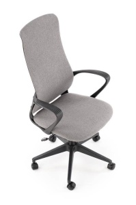 SCAUN DE BIROU FIBERO, GRI, STIL MODERN, HALMAR - Img 2