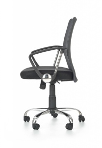SCAUN DE BIROU TONY, GRI/NEGRU/CROM, TAPITERIE DIN STOFA/PLASA SI PICIOARE DIN METAL, STIL MODERN - Img 2