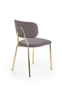 SCAUN DINING K362 GRI/AURIU STIL MODERN HALMAR - Img 4