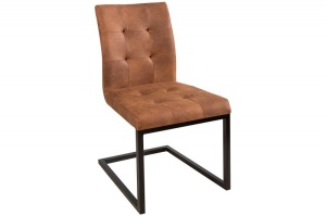 SCAUN DINING SAU BIROU NEGRU/CONIAC OXFORD DESIGN VINTAGE/INDUSTRIAL - Img 2