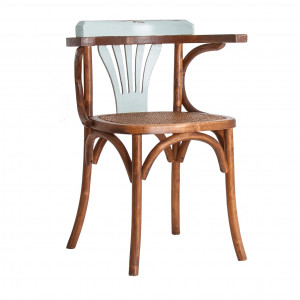 SCAUN HALVAD REF. 23719, ALBASTRU NATURAL, STIL CLASIC, DIN LEMN MASIV DE MESTEACAN, VIC - Img 1