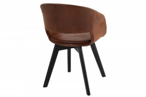 SET 2 SCAUNE NEGRE/MARO ANTIC NORDIC STAR 38504 - DESIGN SCANDINAV - Img 4
