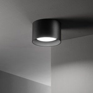 SPOT SPIKE PL1 ROUND, NEGRU, DIN ALUMINIU, STIL MODERN - Img 2